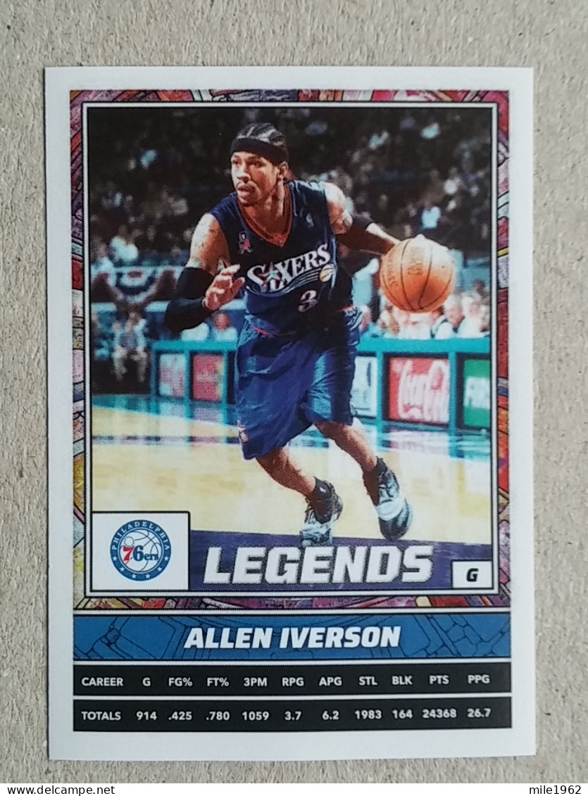 ST 53 - NBA Basketball 2022-23, Sticker, Autocollant, PANINI, No 497 Allen Iverson NBA Legends - 2000-Oggi