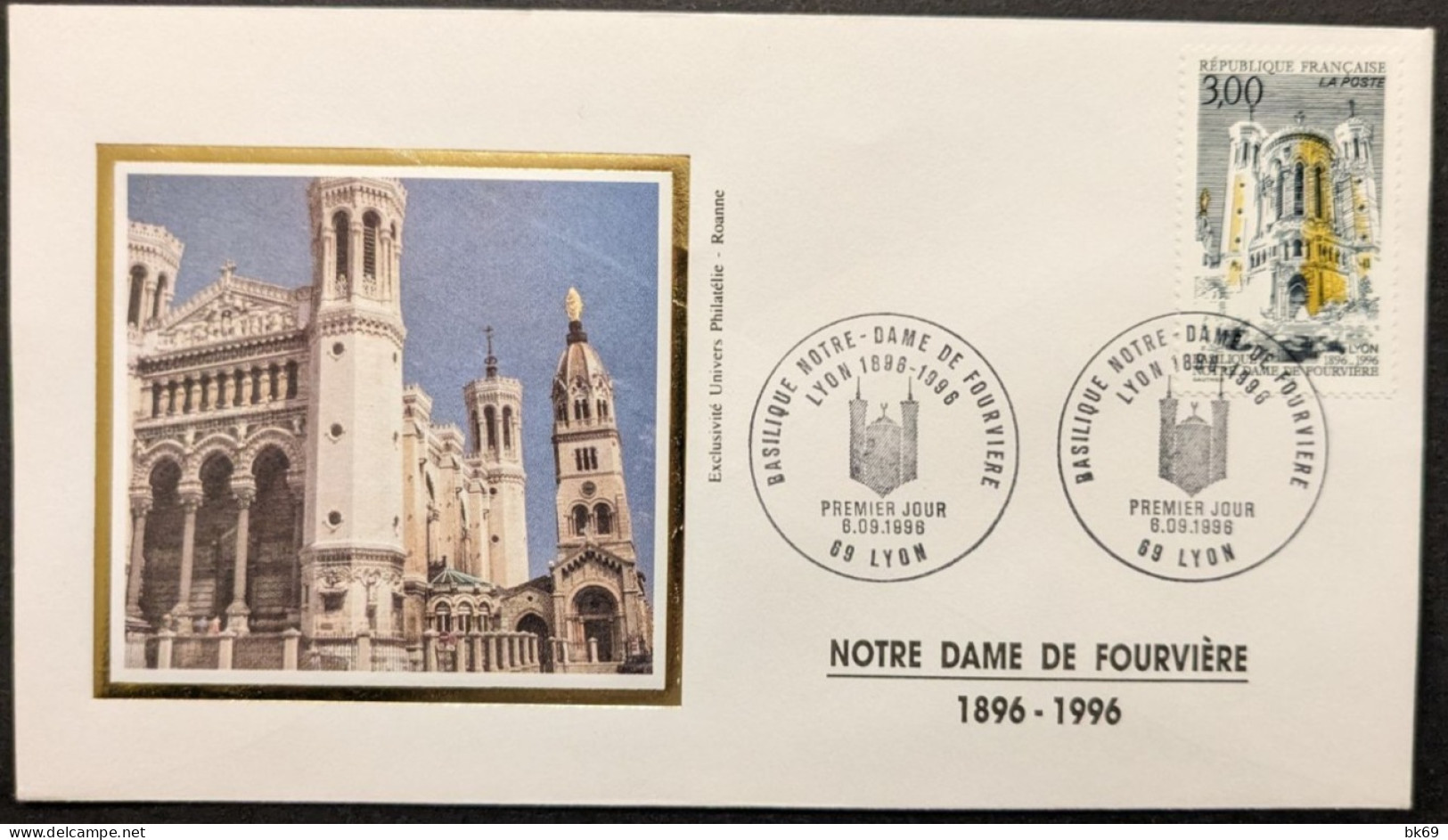 LYON Notre Dame De Fourvière 1896-1996 Basilique - 1980-1989