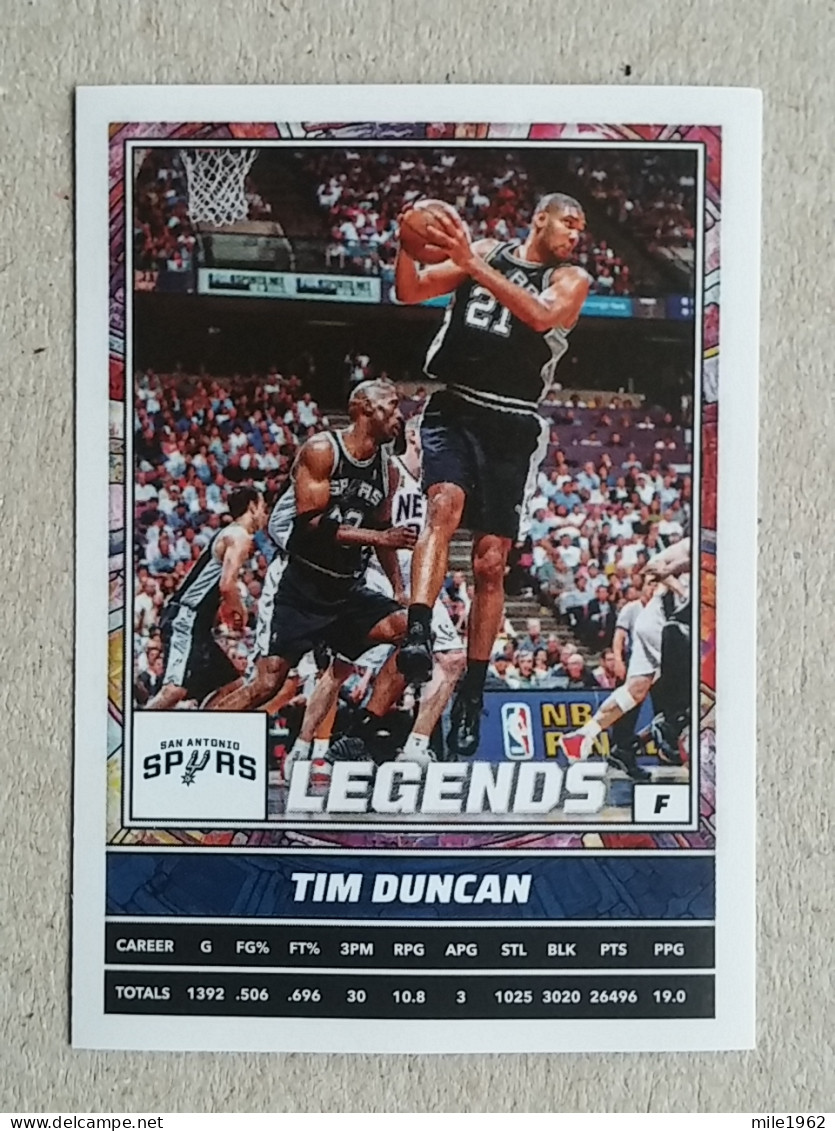 ST 53 - NBA Basketball 2022-23, Sticker, Autocollant, PANINI, No 498 Tim Duncan NBA Legends - 2000-Now