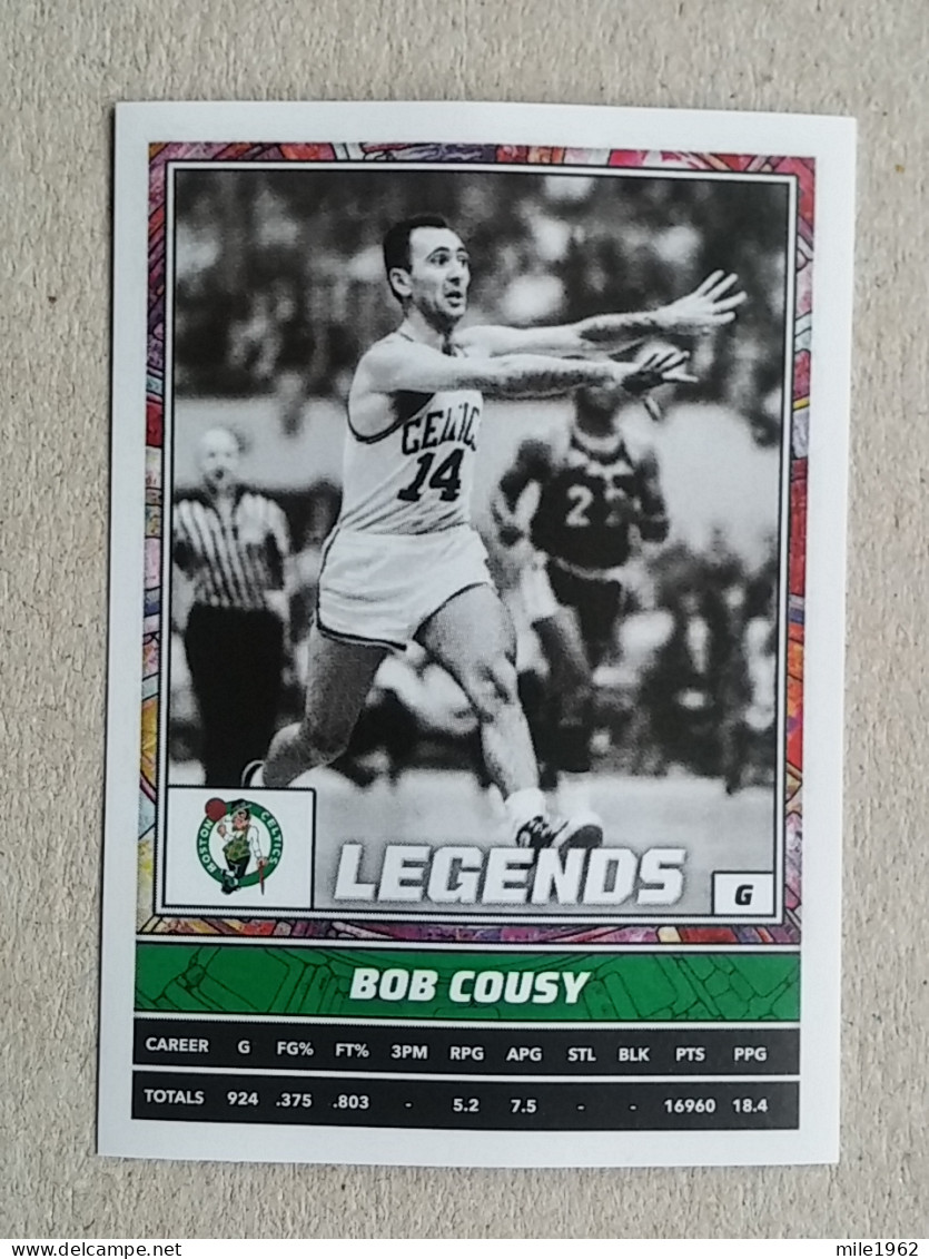 ST 53 - NBA Basketball 2022-23, Sticker, Autocollant, PANINI, No 499 Bob Cousey NBA Legends - 2000-Oggi