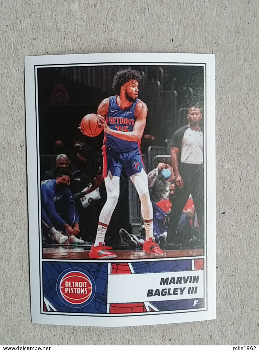 ST 53 - NBA Basketball 2022-23, Sticker, Autocollant, PANINI, No 186 Marvin Bagely III Detroit Pistons - 2000-Hoy