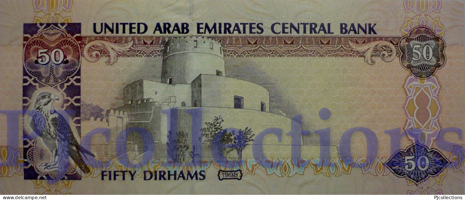 UNITED ARAB EMIRATES 50 DIRHAMS 1998 PICK 22 UNC - Ver. Arab. Emirate