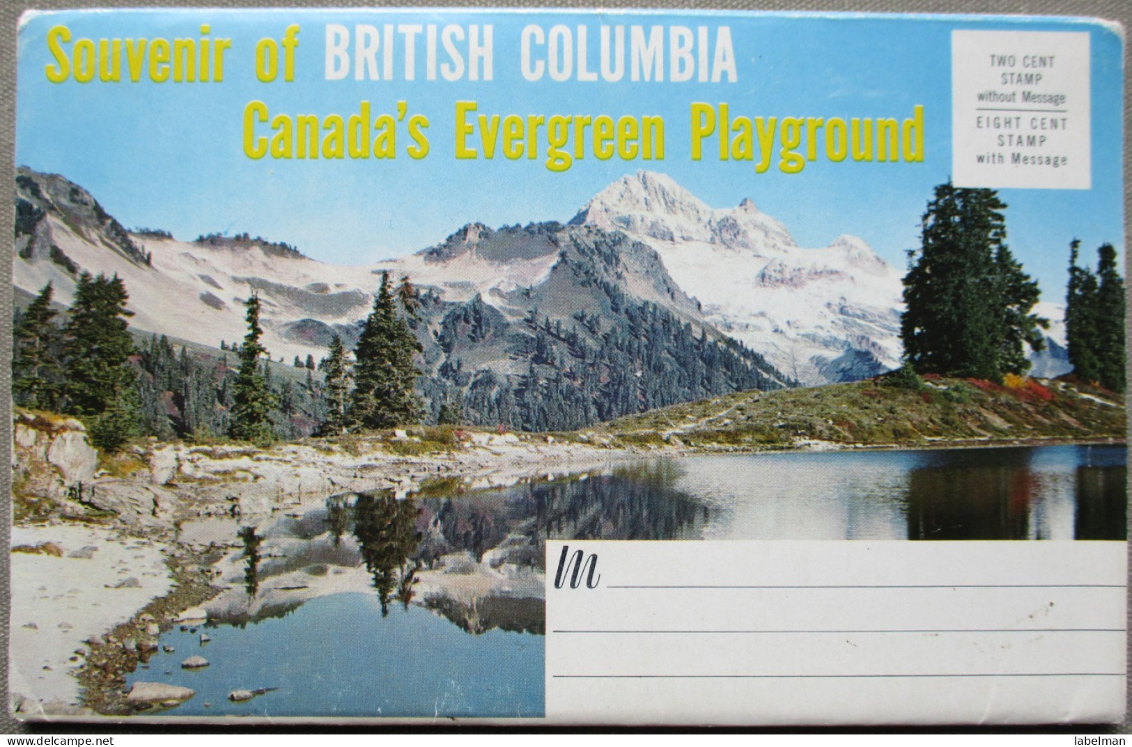 CANADA BRITISH COLUMBIA PANORAMA BOOKLET KARTE CARD POSTKARTE ANSICHTSKARTE CARTOLINA POSTCARD CARTE POSTALE - Huntsville