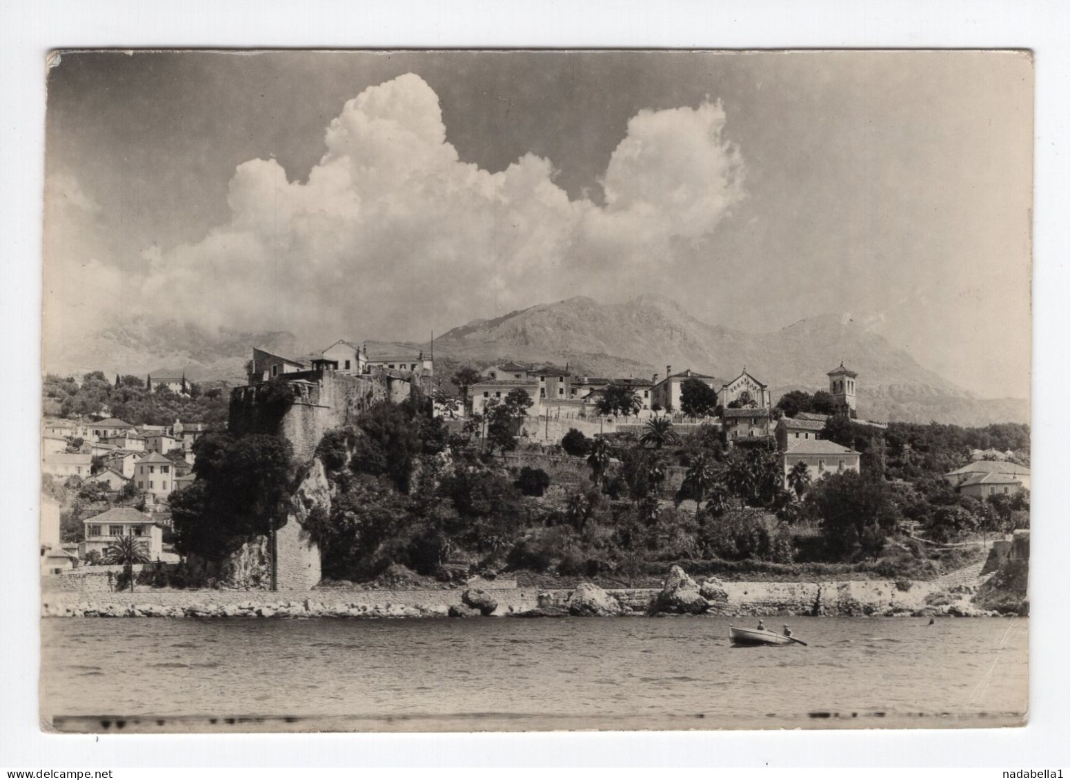 1953. YUGOSLAVIA,MONTENEGRO,HERCEG NOVI,POSTCARD,USED TO BELGRADE - Jugoslawien