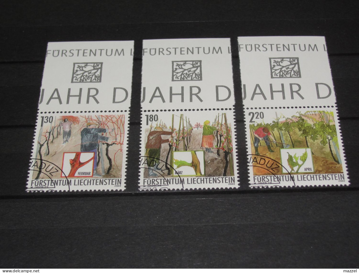 LIECHTENSTEIN   SERIE  1311-1313   GEBRUIKT (USED) - Used Stamps