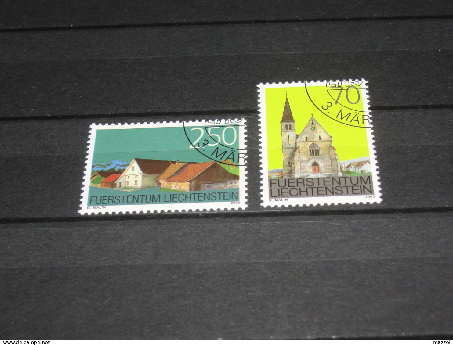 LIECHTENSTEIN   SERIE  1314-1315   GEBRUIKT (USED) - Used Stamps