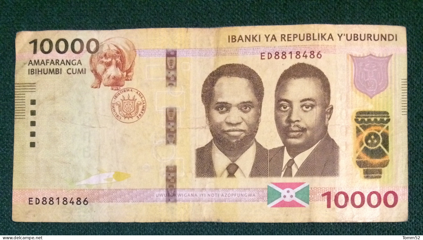 BURUNDI 10000 Francs - Burundi