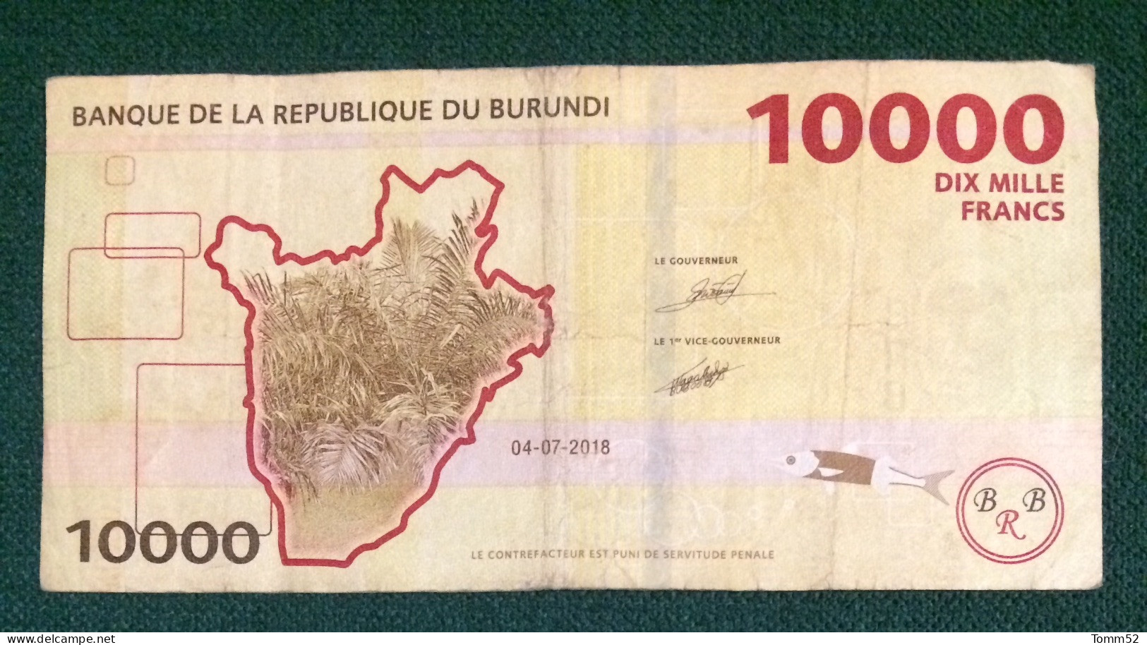 BURUNDI 10000 Francs - Burundi