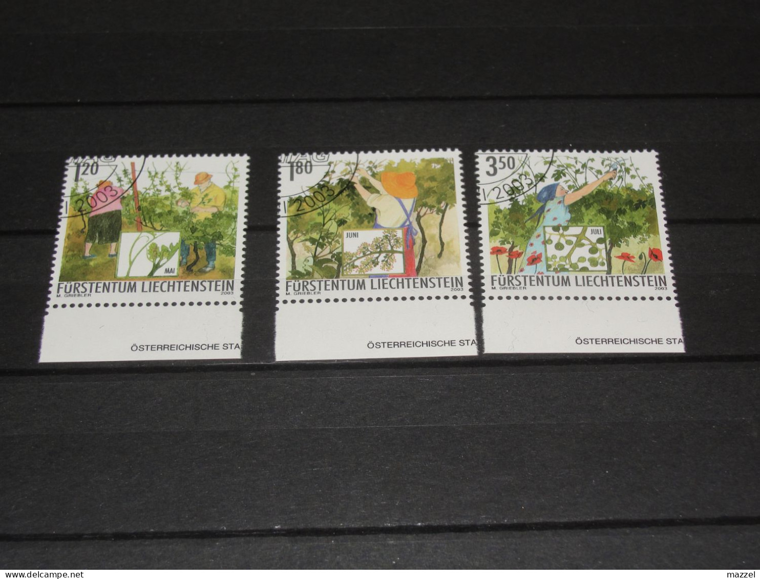 LIECHTENSTEIN   SERIE  1316-1318   GEBRUIKT (USED) - Used Stamps