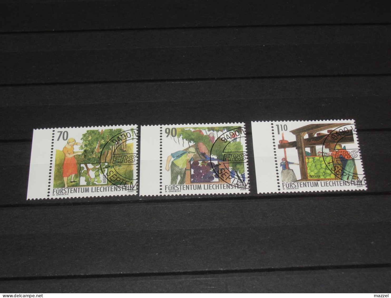 LIECHTENSTEIN   SERIE  1322-1324  GEBRUIKT (USED) - Used Stamps