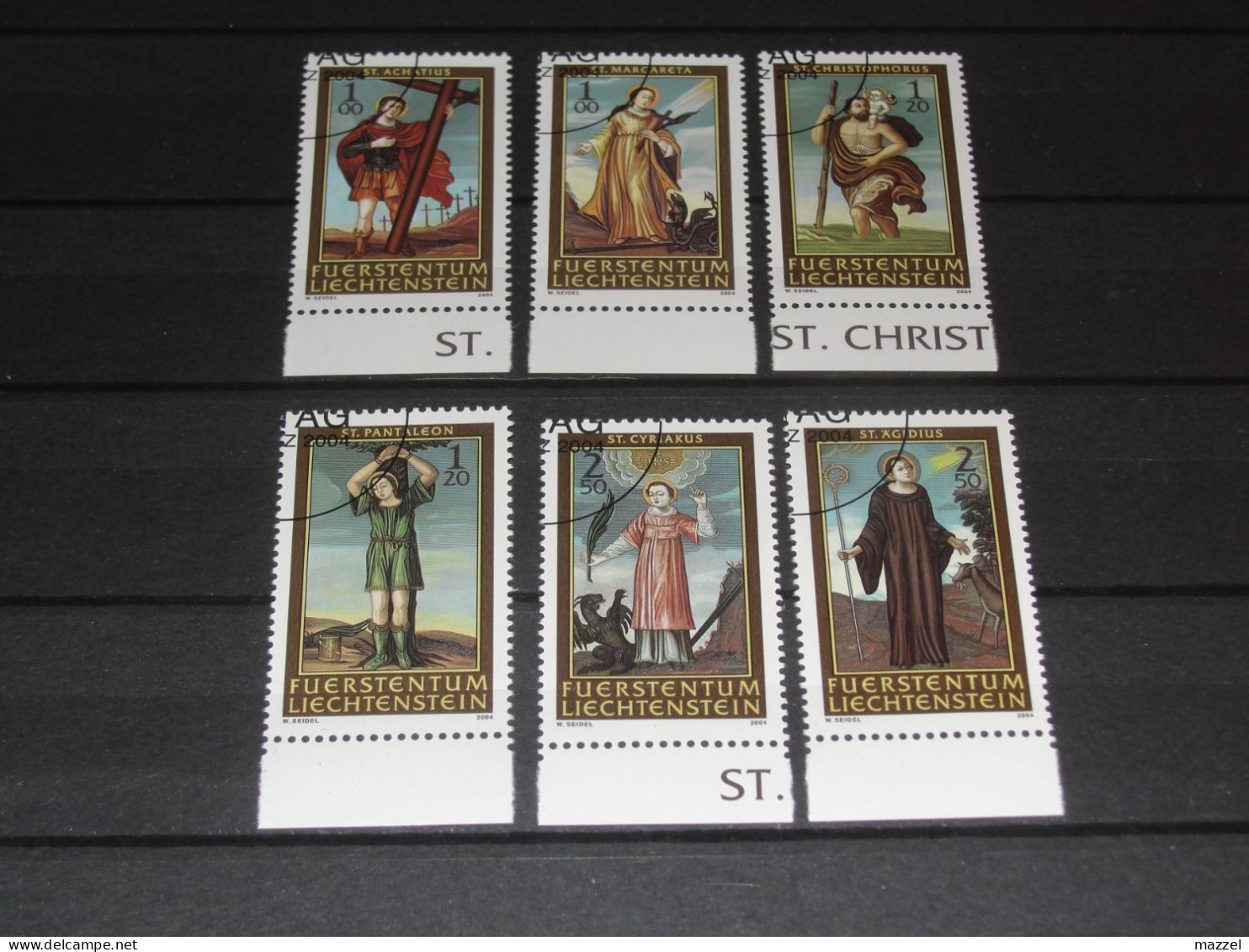 LIECHTENSTEIN   SERIE  1341-1346   GEBRUIKT (USED) - Gebruikt