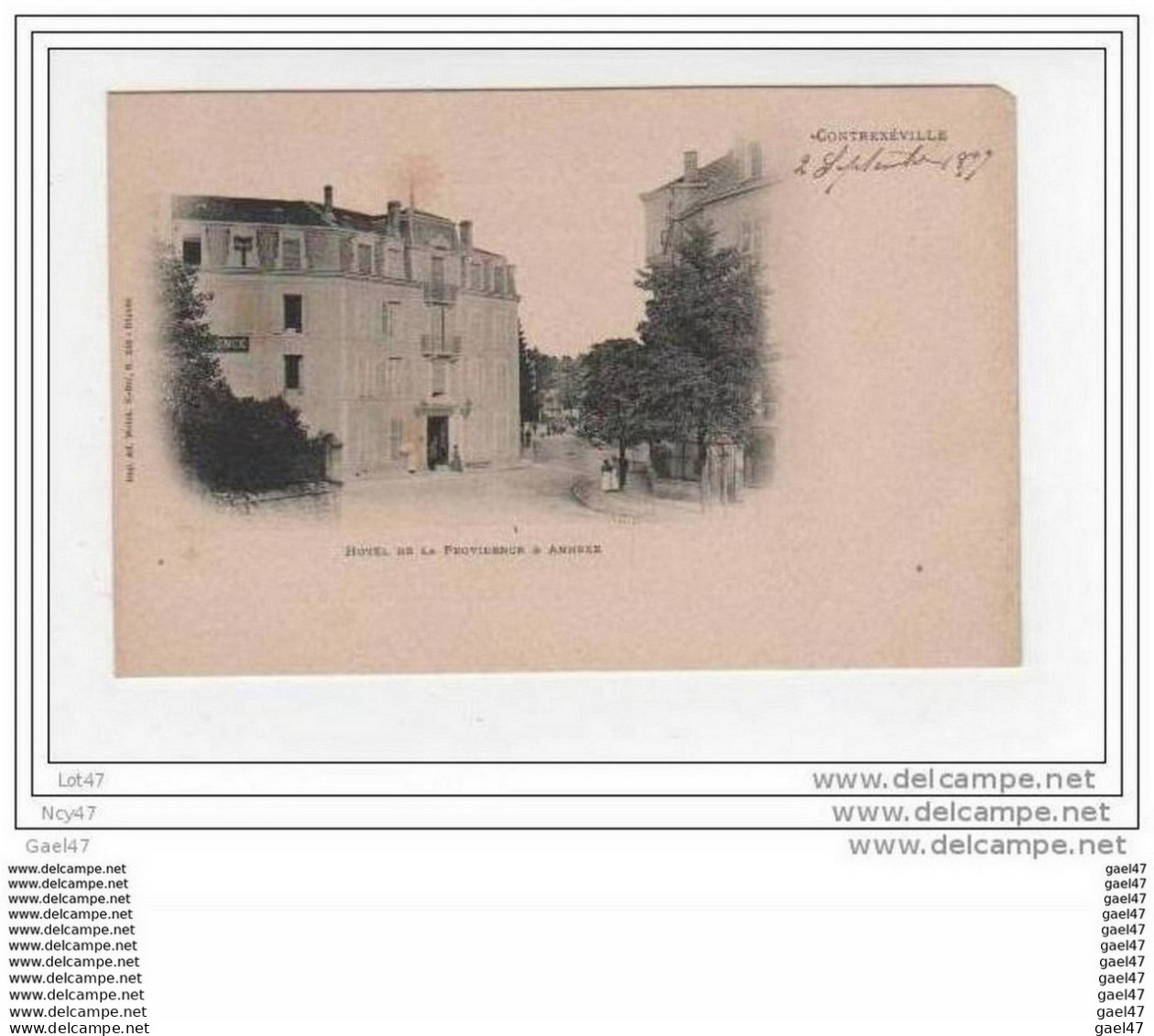 CPA - Contrexeville - (88 Vosges) - Hotel De La Providence Et Annexe - (ref 886) - Restaurants