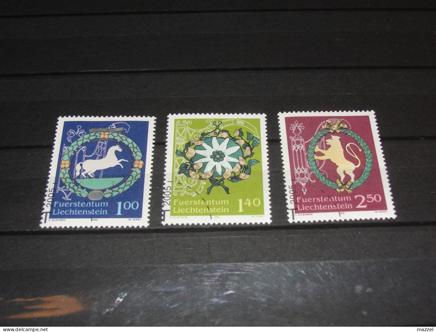 LIECHTENSTEIN   SERIE  1377-1379   GEBRUIKT (USED) - Used Stamps