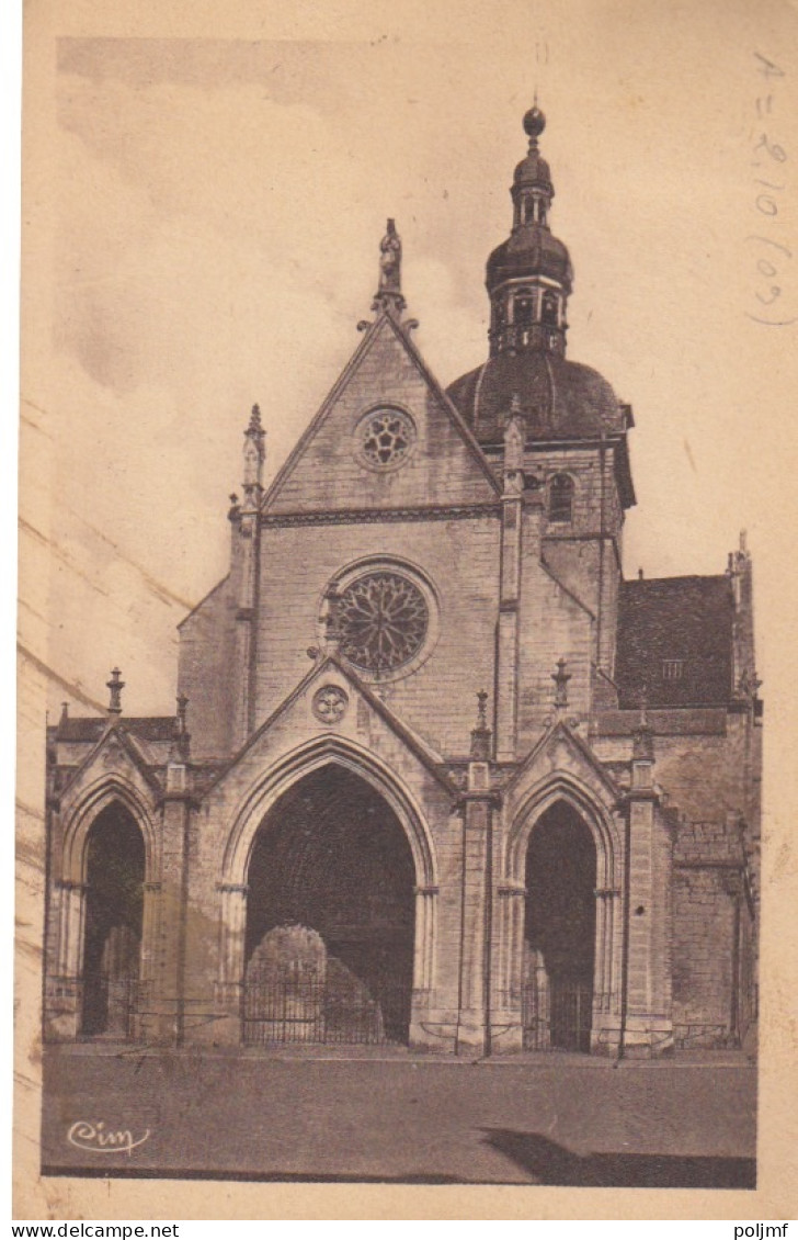 CP (Gray - L'Eglise) Obl. Ambulant Gray à Chalindrey Le 21-9 48  Sur 5f Dulac N° 697 (dernier Jour Tarif Du 8/7/47) - 1944-45 Marianne Of Dulac