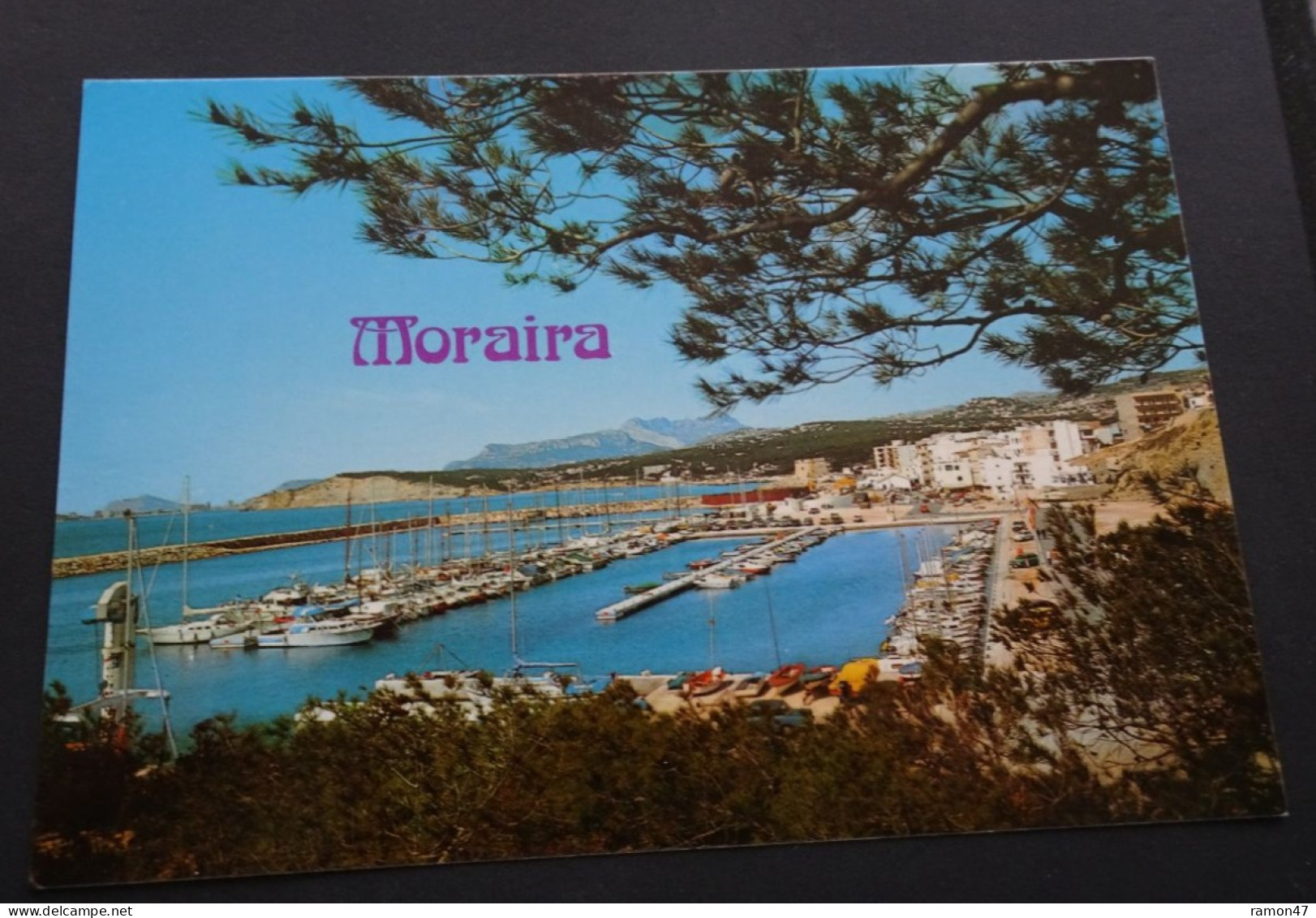 Moraira, Alicante - Vista Del Puerto - Postales Hnos Galiana, Benidorm - # 6 - Alicante