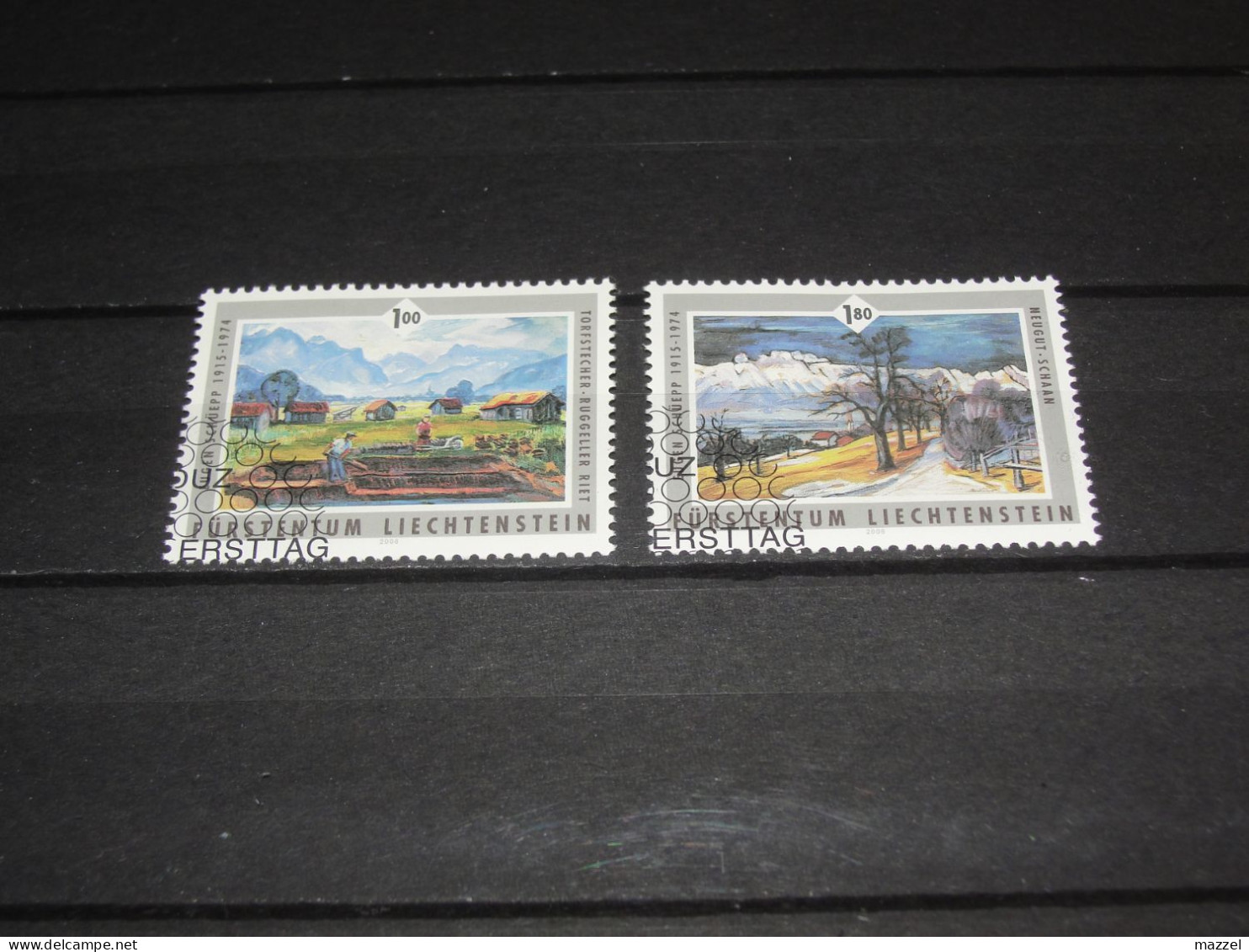 LIECHTENSTEIN   SERIE  1405-1406  GEBRUIKT (USED) - Gebruikt