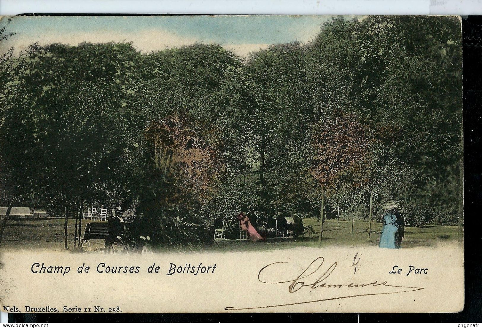 Carte écrite: 22/07/1903 : Champ De Courses De Boisfort  - Le Parc - Watermaal-Bosvoorde - Watermael-Boitsfort