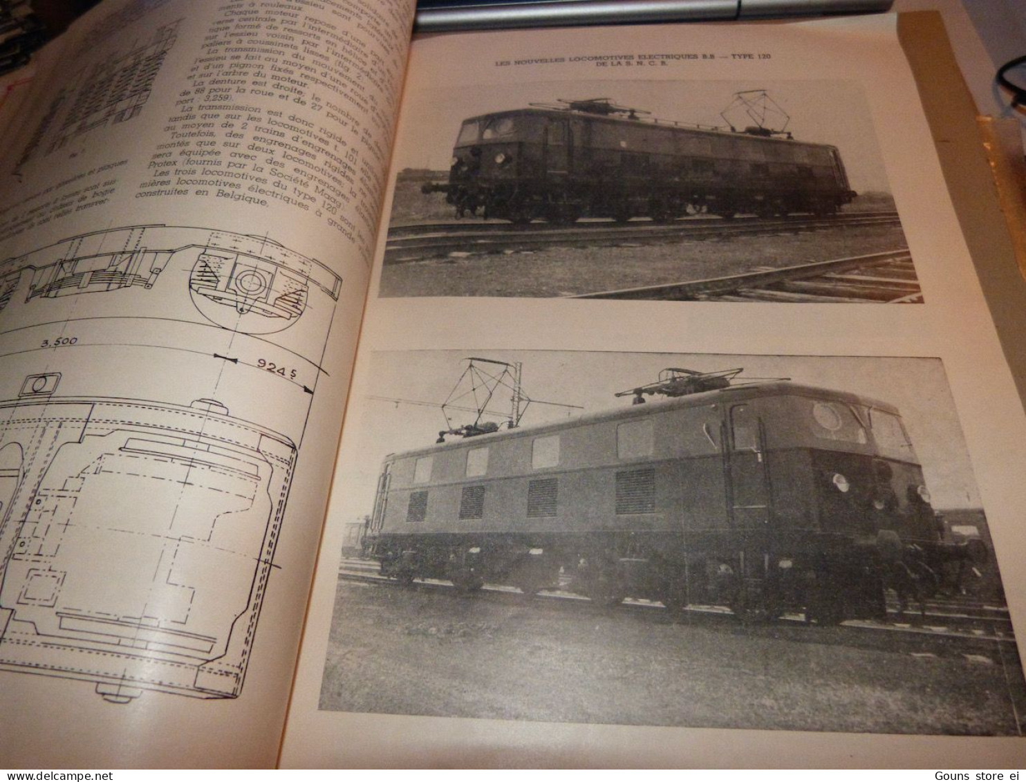 CB19 Revue SNCB Trains N°1 1951 locomotives B.B. type 120 Pubs Ferryboat Ostende Douvres dessins illustrateau Bozz etc