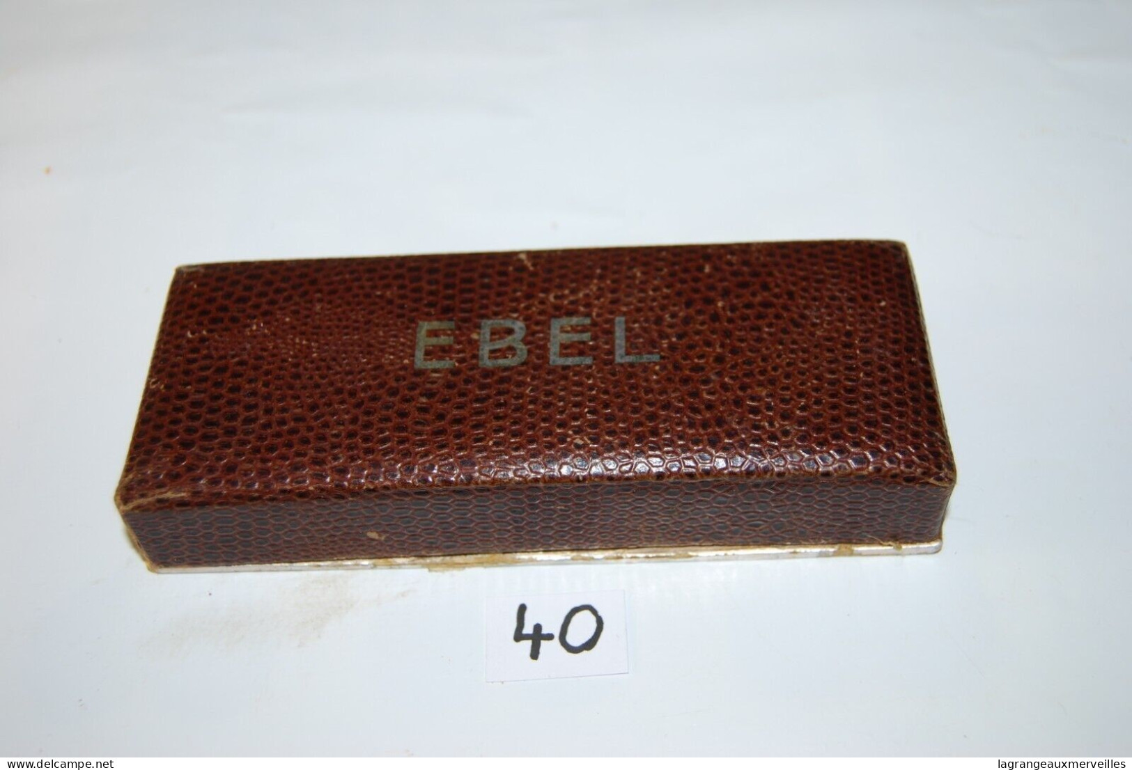 C40 Ancien Boite à Bijoux - Coffret - Ebel - Thauvoye - La Bouverie - Mons - Matériel