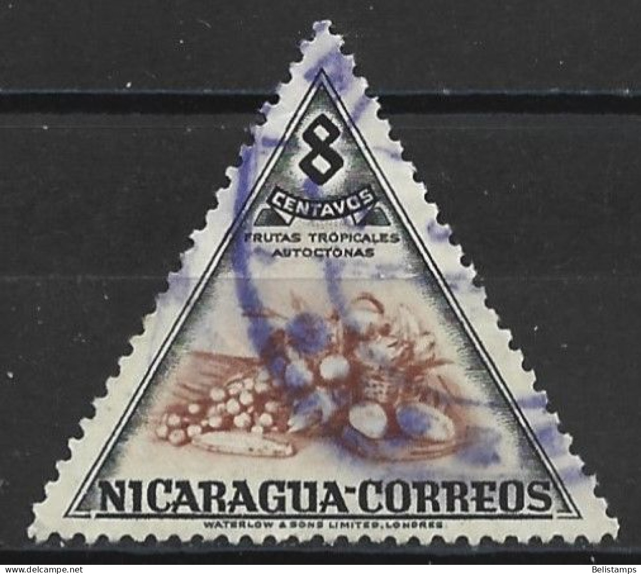 Nicaragua 1947. Scott #711 (U) Tropical Fruit - Nicaragua