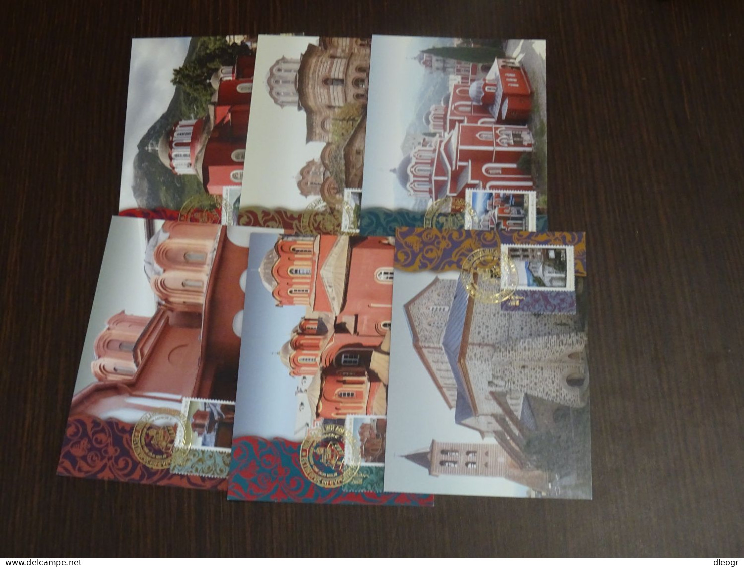 Greece Mount Athos 2012 Katholika Of The Holy Monasteries I Maximum Card Set XF. - Tarjetas – Máximo
