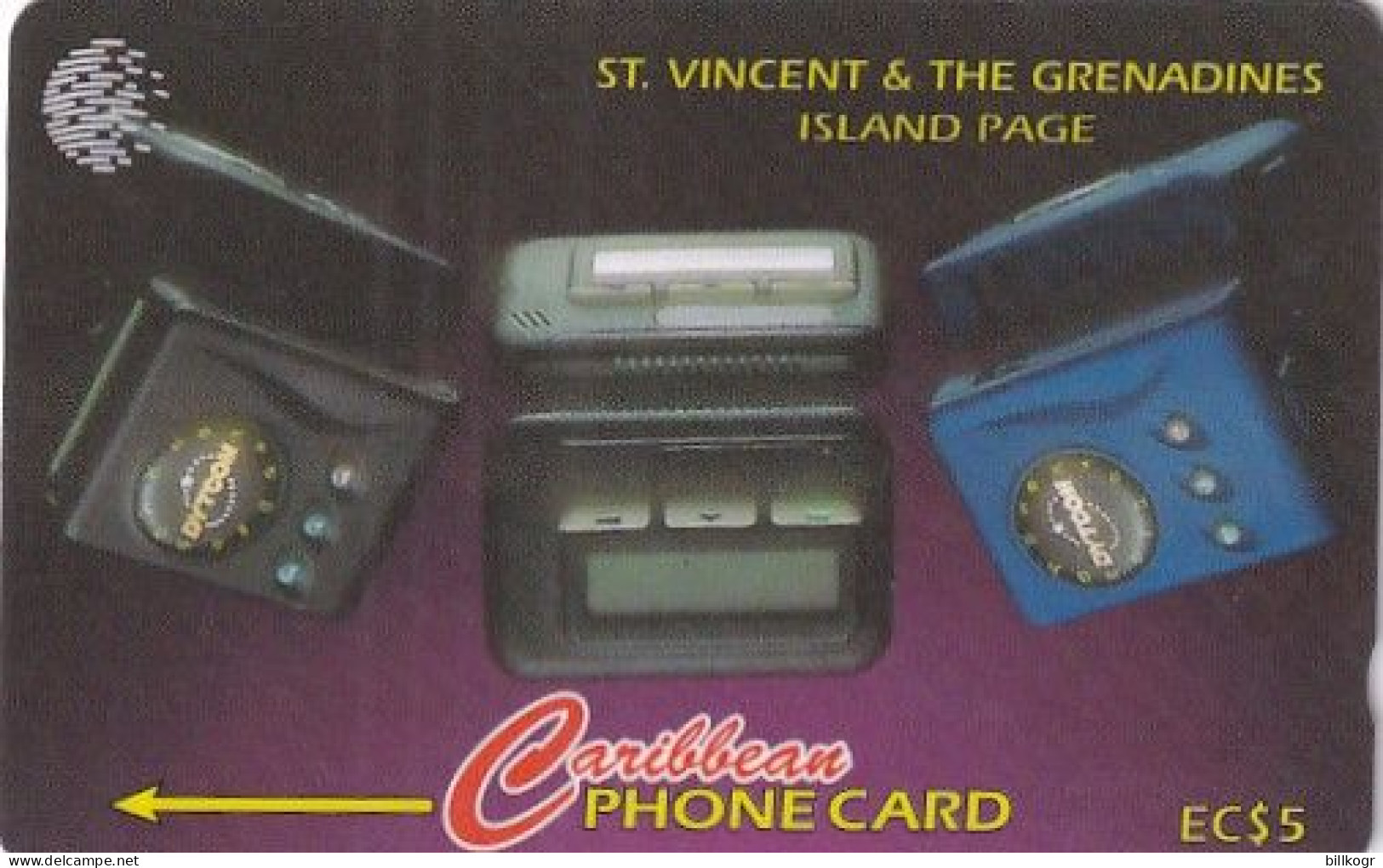 ST. VINCENT & THE GRENADINES(GPT) - Island Page, CN : 221CSVB/B, Tirage 10000, Used - San Vicente Y Las Granadinas