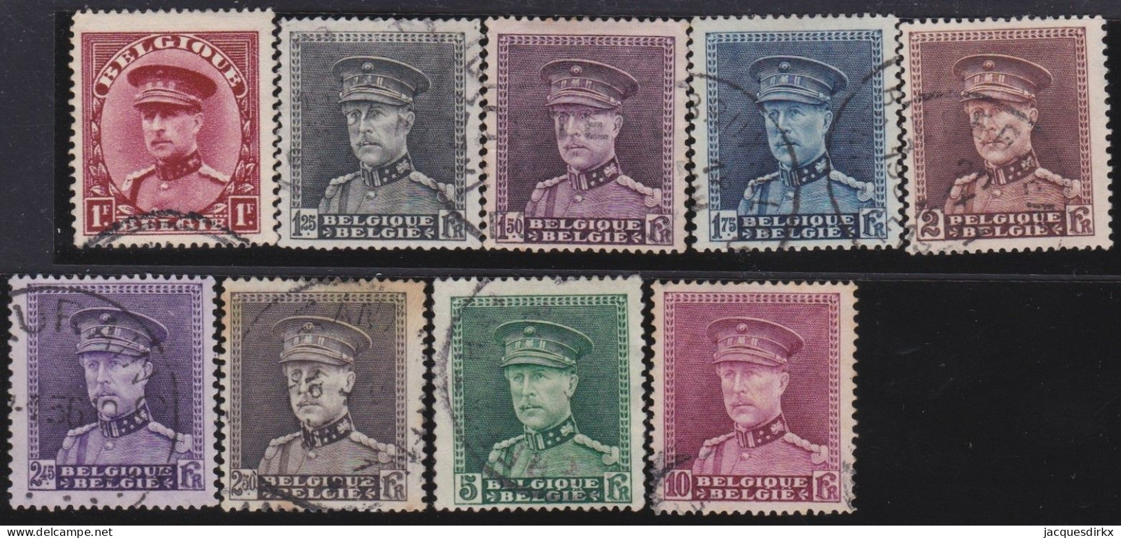 Belgie  .   OBP   .    317/324   .    O      .  Gestempeld      .   /   .    Oblitéré - Used Stamps