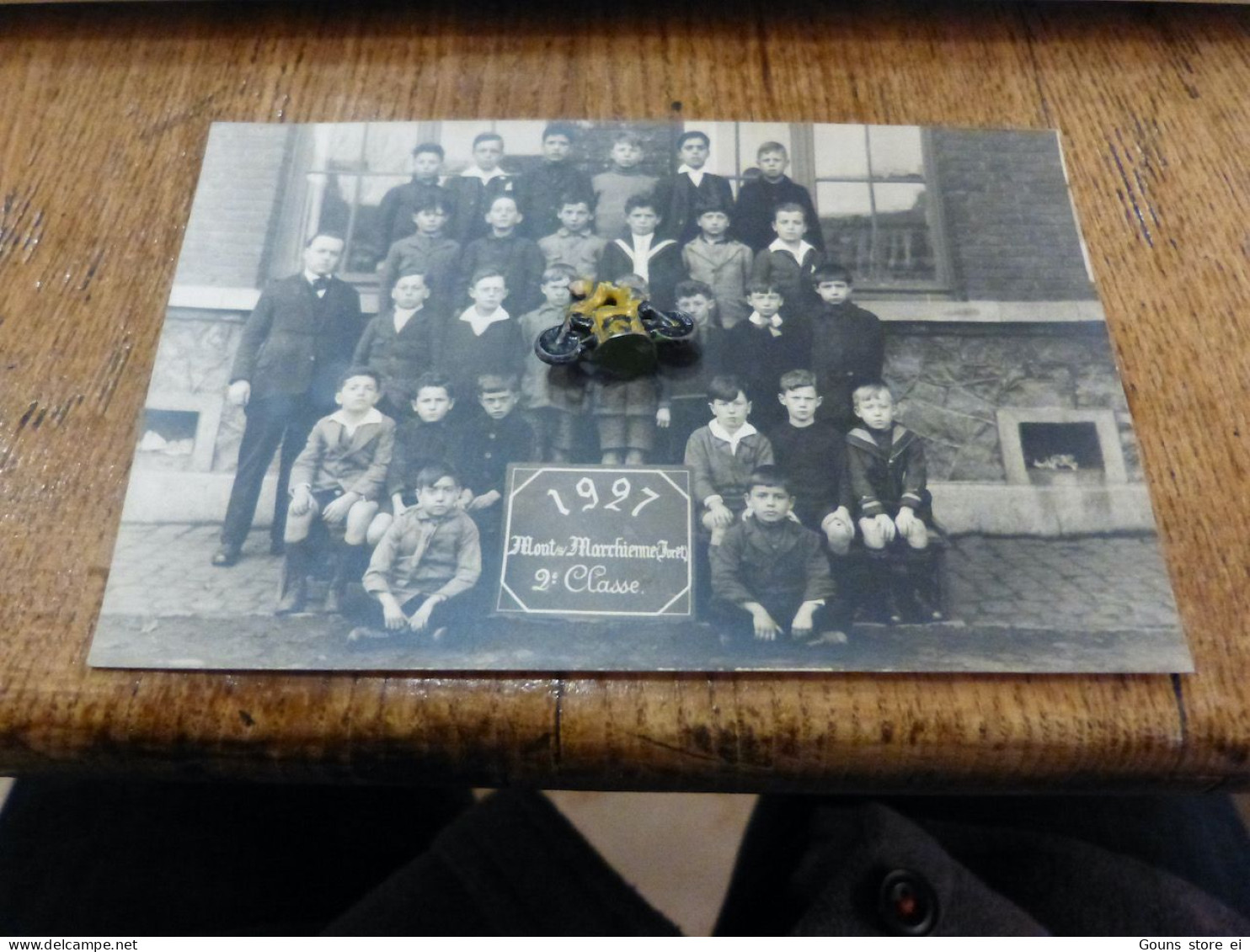 BC13-29 Carte Photo Mont-sur-Marchienne Forêt Photo De 2e Classe 1927 - Châtelet