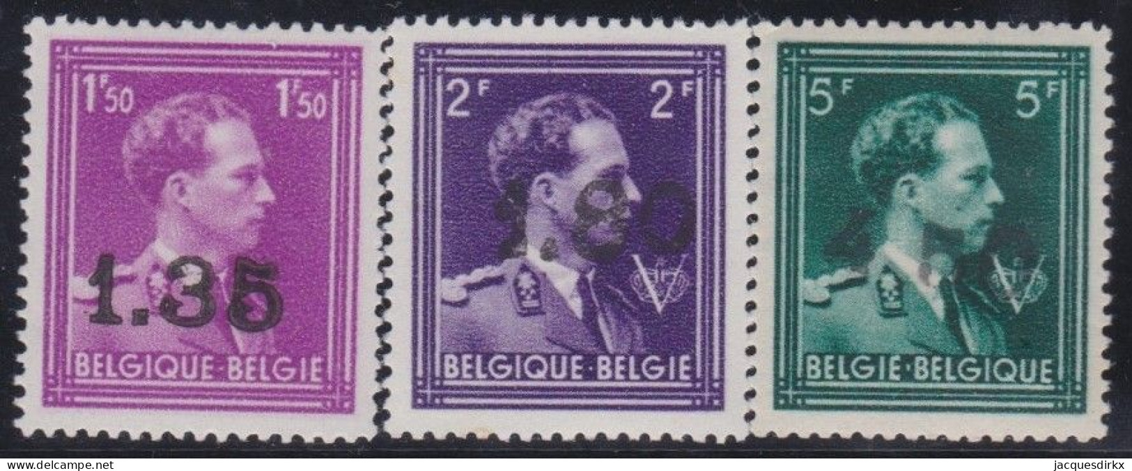 Belgie  .   OBP  .  724 AA/BB/CC  ( CC: * )    .   **    .   Postfris    .   /   .    Neuf Avec Gomme Et SANS Charnière - Ongebruikt