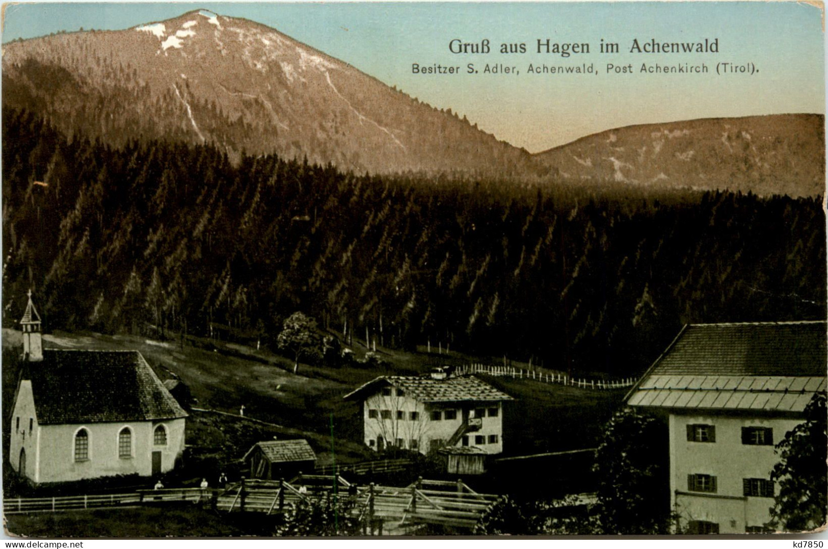 Achensee, Gruss Aus Hagen Im Achenwald - Schwaz