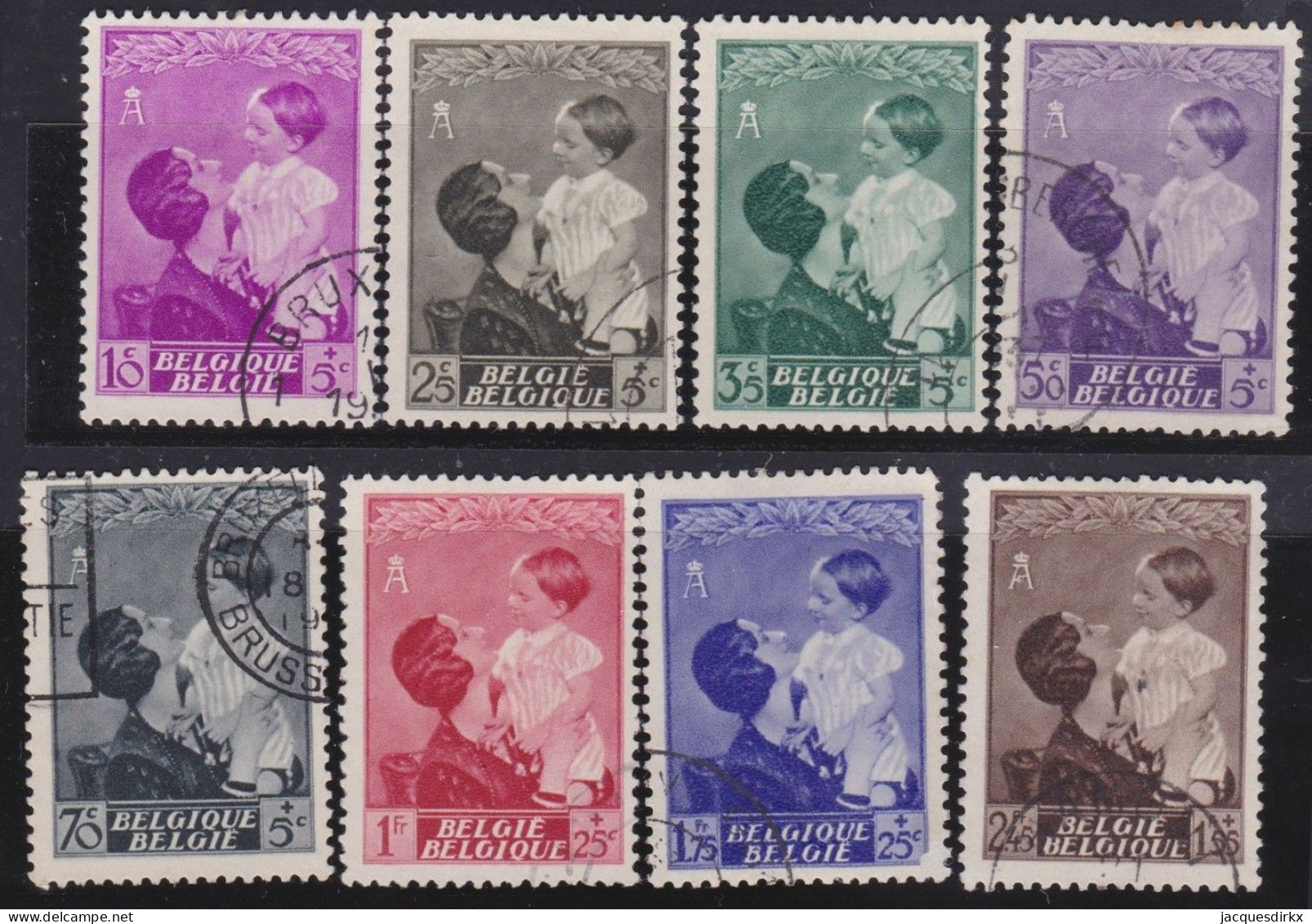 Belgie  .   OBP   .    447/454    .    O      .  Gestempeld      .   /   .    Oblitéré - Used Stamps