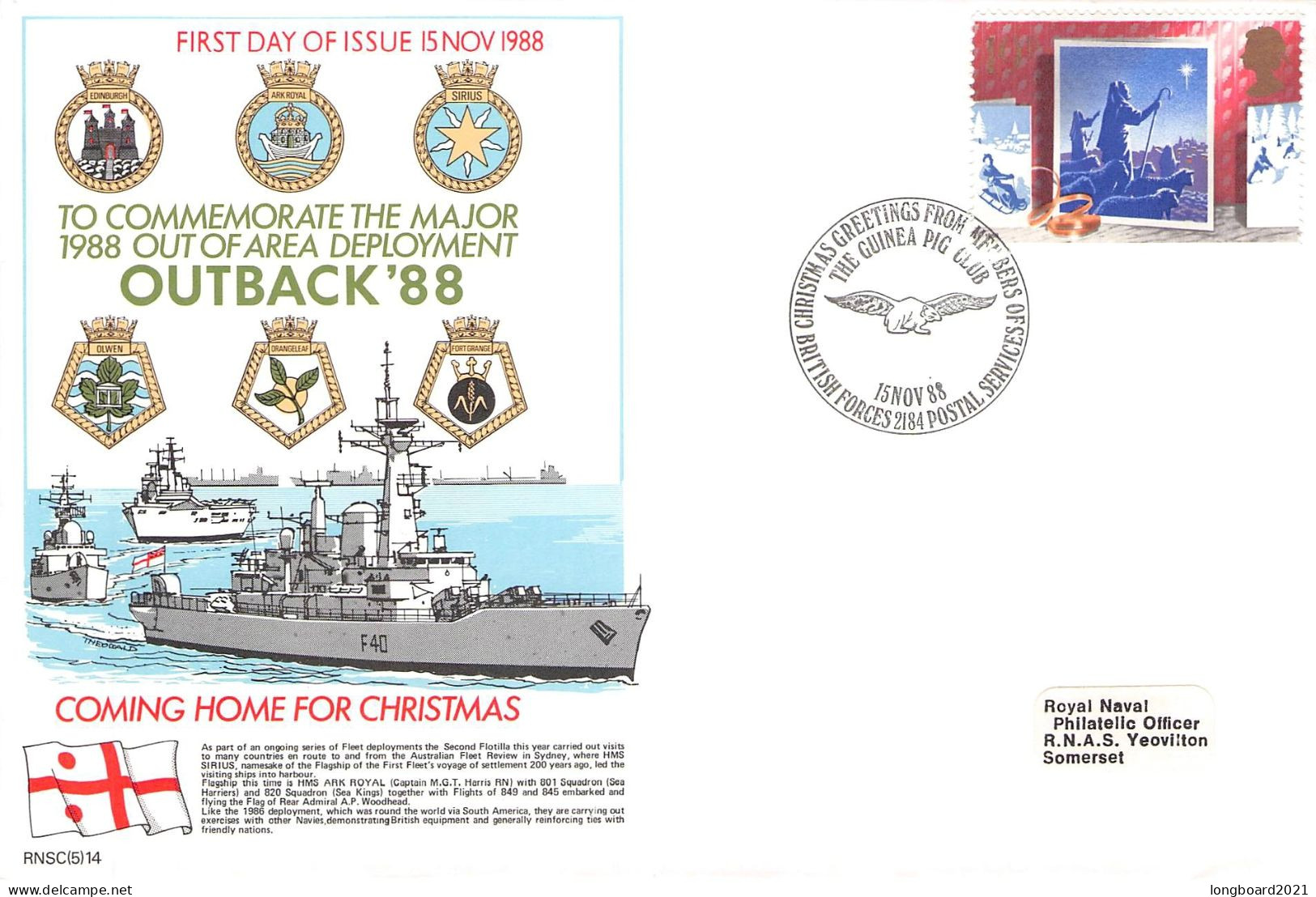 GREAT BRITAIN - SMALL COLLECTION FDC 1988/90 MILITARY / 5081 - Collections