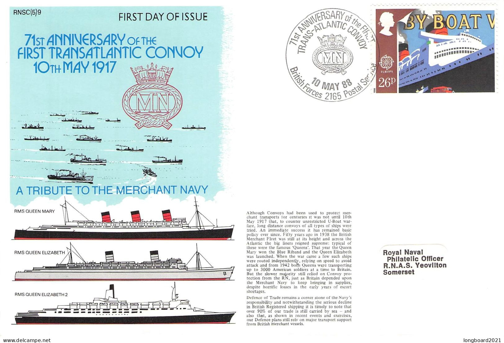 GREAT BRITAIN - SMALL COLLECTION FDC 1988/90 MILITARY / 5081