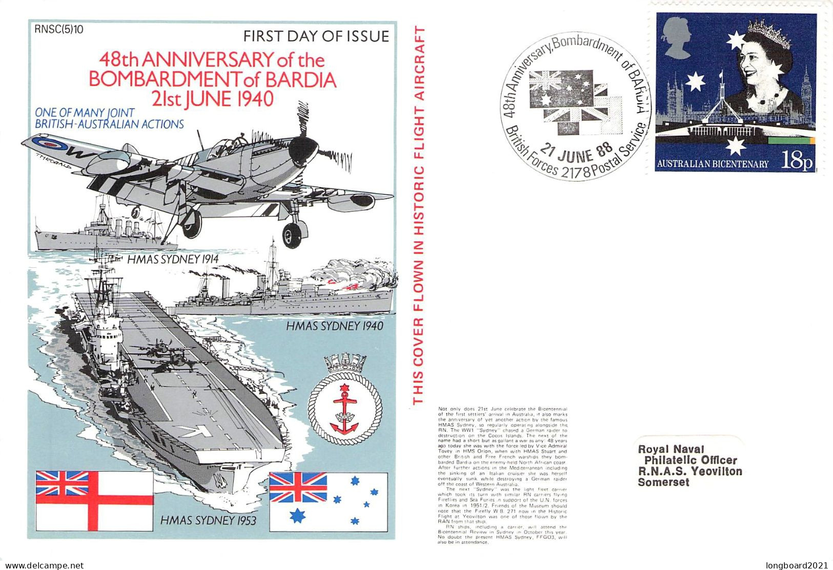 GREAT BRITAIN - SMALL COLLECTION FDC 1988/90 MILITARY / 5081