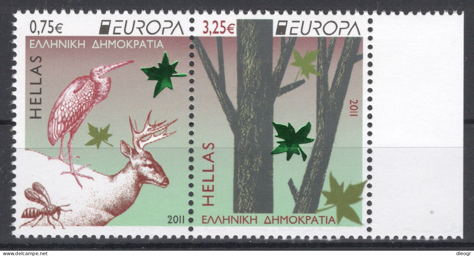 Greece 2011 Europa MNH VF - Unused Stamps