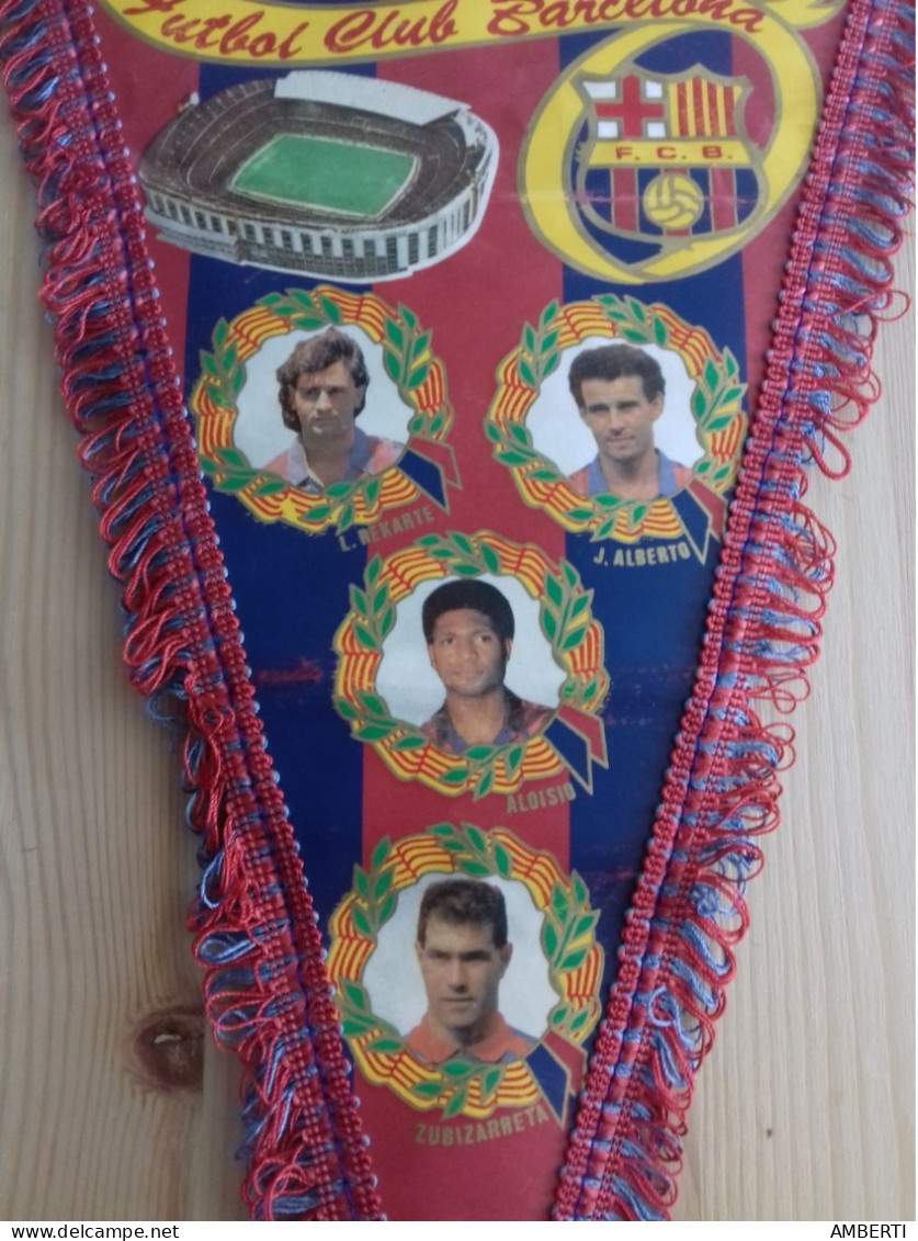 Banderin FC Barcelona Temporada 89/90 - Bekleidung, Souvenirs Und Sonstige