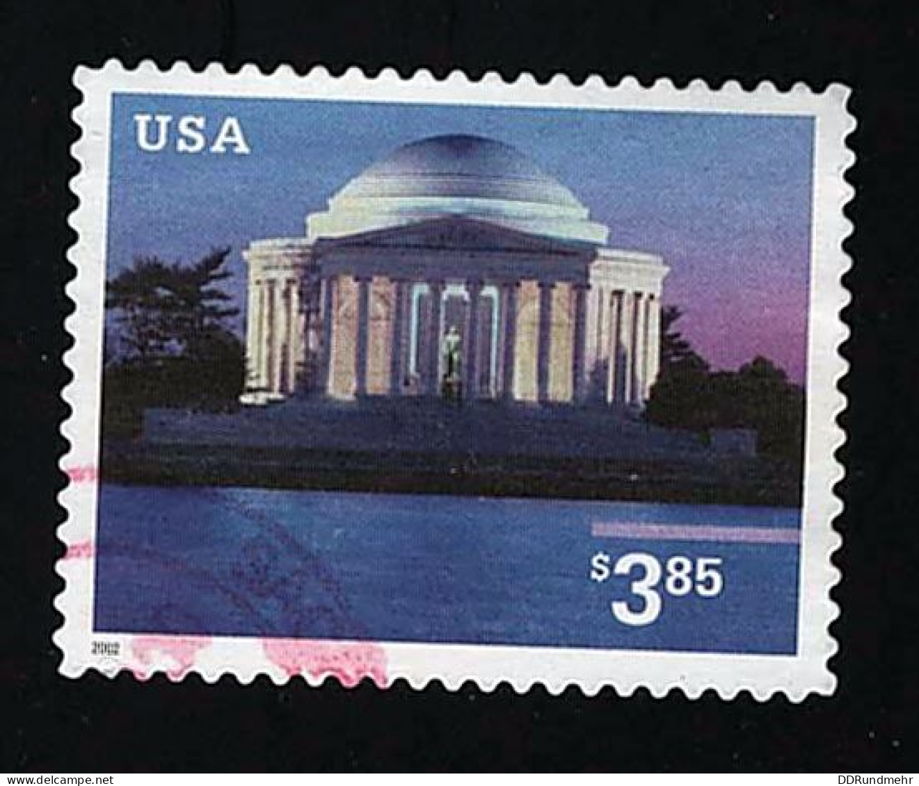 2002 Jefferson Memorial  Michel US 3624IBA Stamp Number US 3647 Yvert Et Tellier US 3364 Stanley Gibbons US 4163 Used - Used Stamps