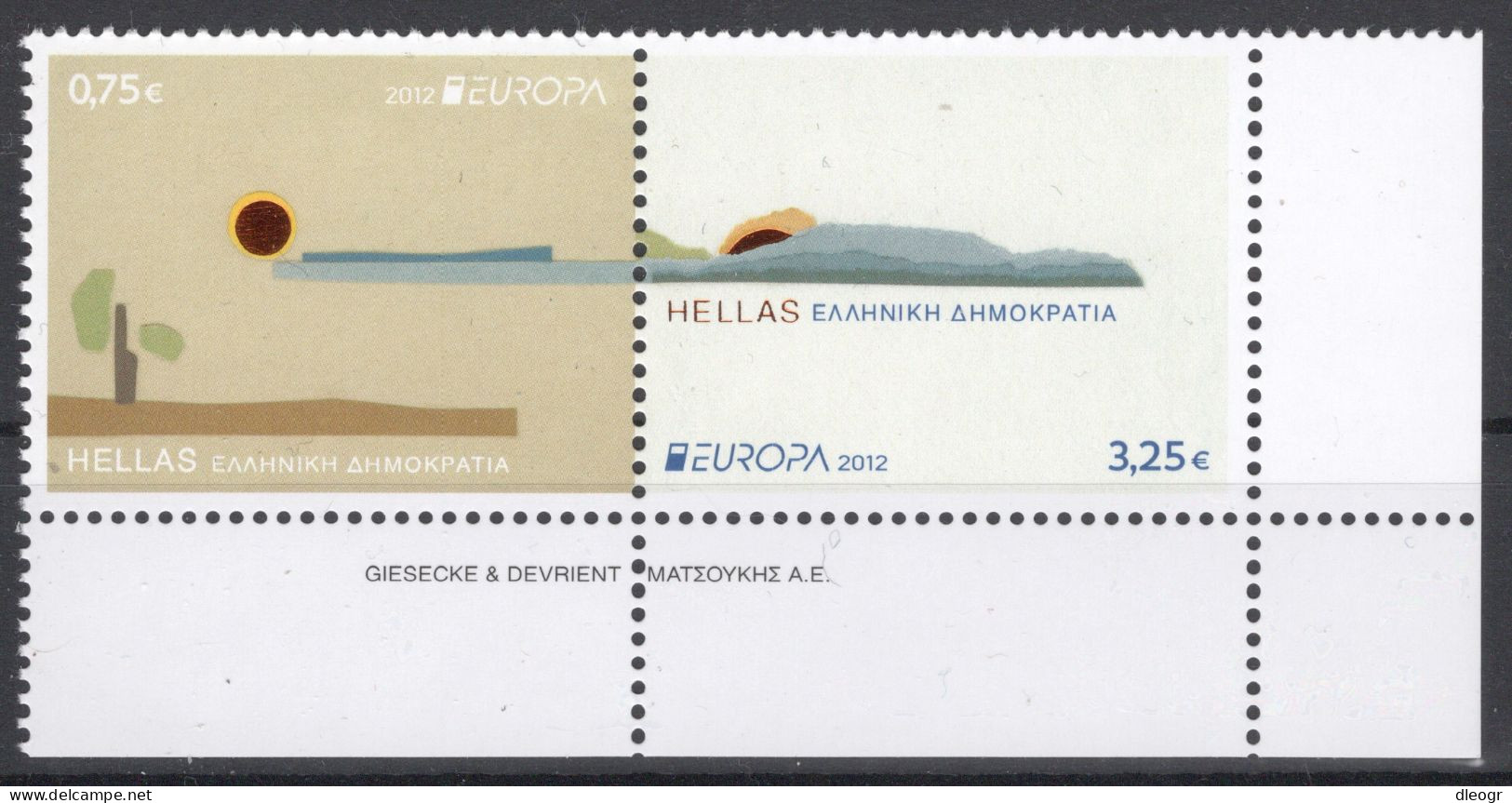 Greece 2012 Europa MNH XF. - Unused Stamps