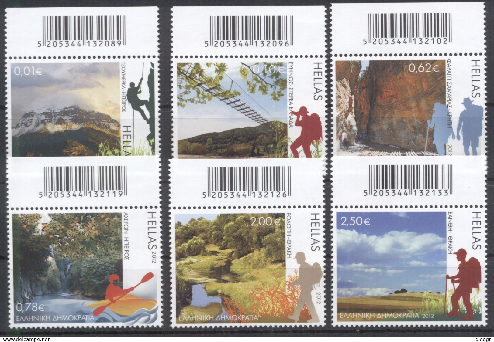 Greece 2012 Touring MNH XF. - Ungebraucht