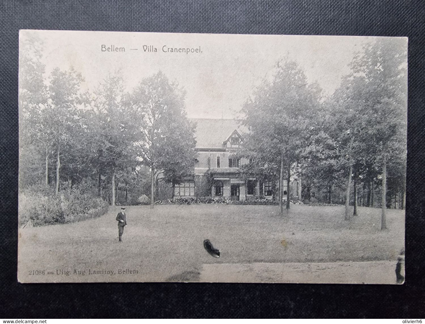 CP BELGIQUE (V1917) BELLEM (2 Vues) Villa Cranenpoel - Marcophilie BELLEM 1913 - Aalter