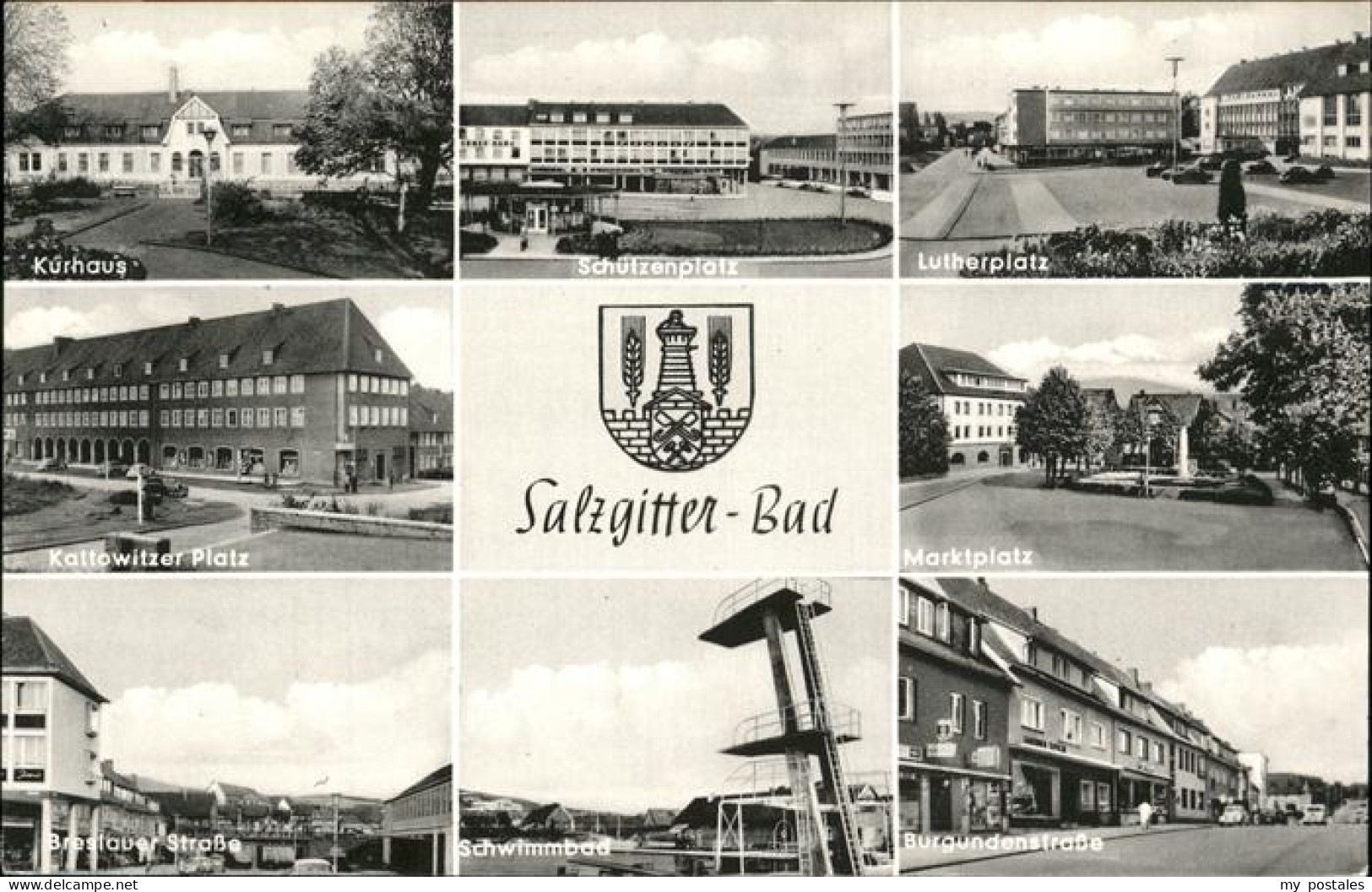 41228496 Salzgitter Bad Lutherplatz Marktplatz Schwimmbad Kattowitzerplatz Kurha - Salzgitter