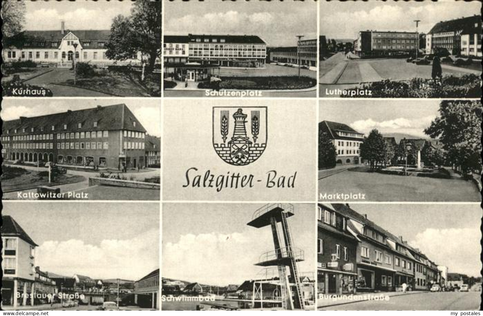 41228495 Salzgitter Bad Lutherplatz Marktplatz Schwimmbad Kattowitzerplatz Kurha - Salzgitter