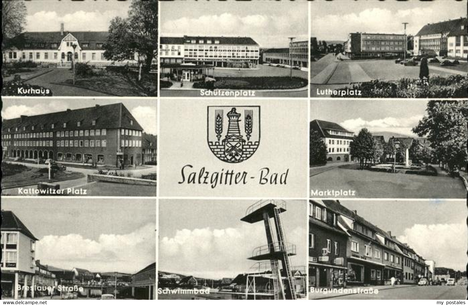41228494 Salzgitter Bad Lutherplatz Marktplatz Burgundenstrasse Schwimmbad Katto - Salzgitter