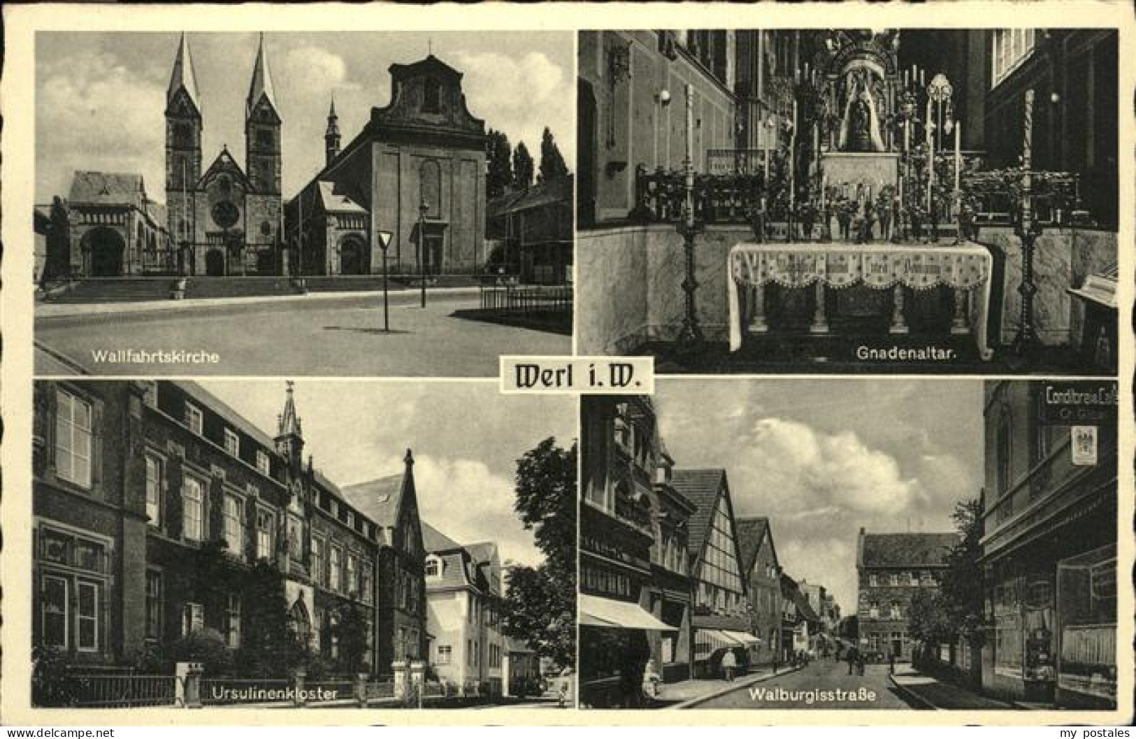 41228450 Werl Westfalen Kirche Ursulinenkloster Walburgisstrasse Gnadenaltar Wer - Werl