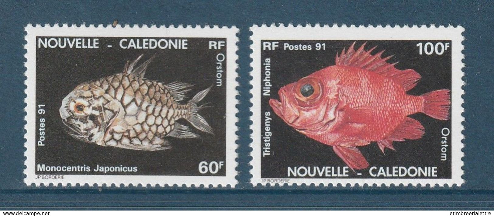 Nouvelle Calédonie - YT N° 618 Et 619 ** - Neuf Sans Charnière - 1991 - Unused Stamps