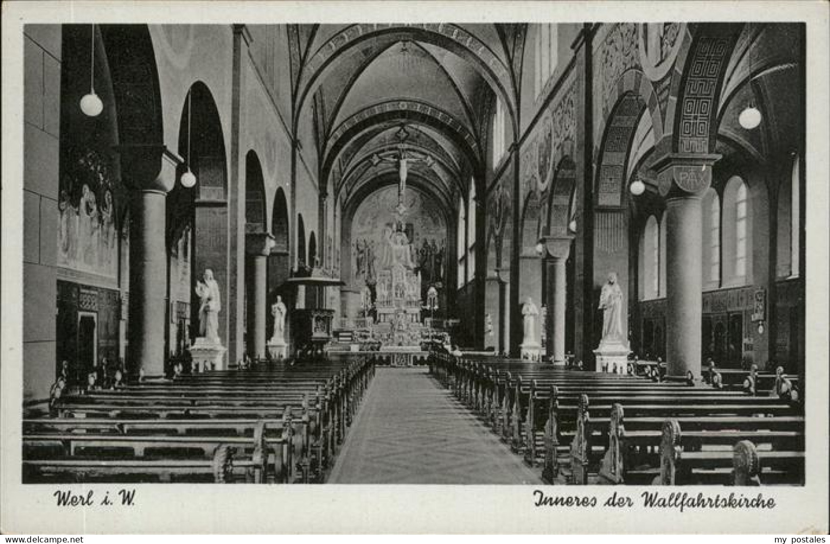 41227978 Werl Westfalen Inneres Der Wallfahrtskirche Blumenthal - Werl