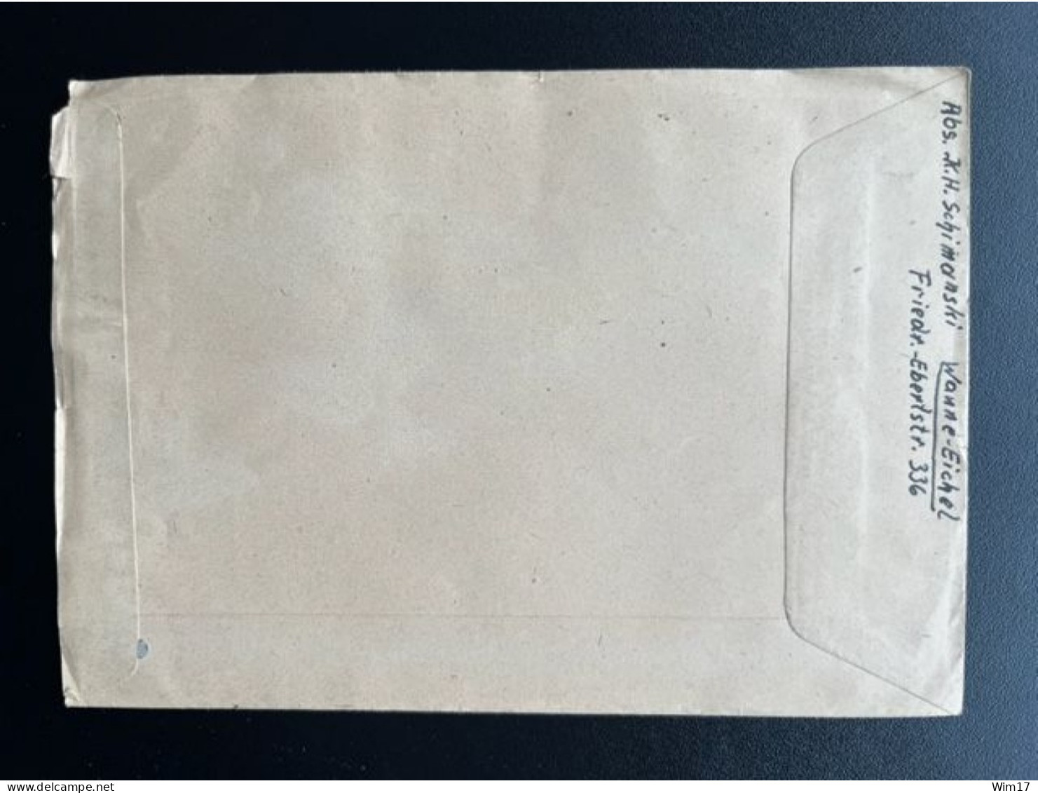 GERMANY 1947 REGISTERED LETTER WANNE EICKEL 26-10-1947 DUITSLAND DEUTSCHLAND EINSCHREIBEN - Postal  Stationery