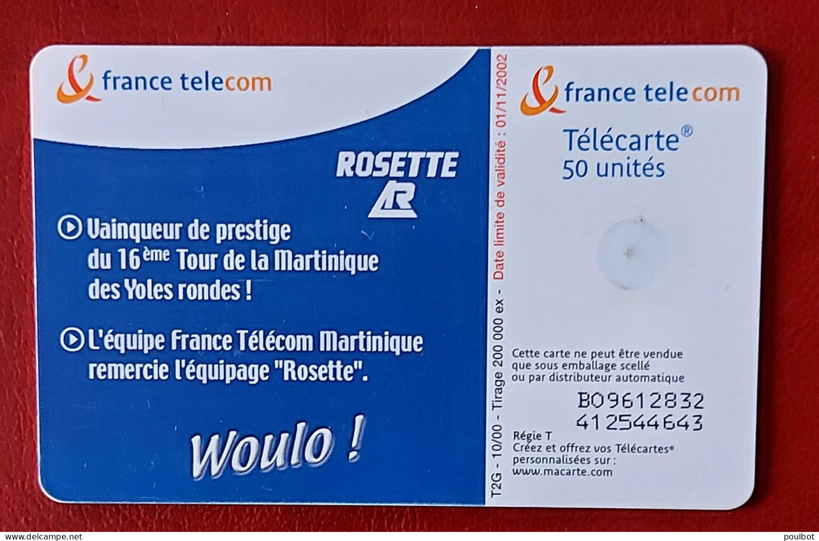 Télécarte F1094 Yole Voile 10 /2000 - 2000