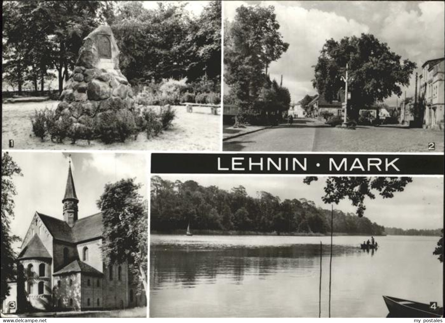 41226201 Lehnin Mark, Willibald-Alexis-Stein, Otto-Nuschke-Platz Lehnin - Lehnin