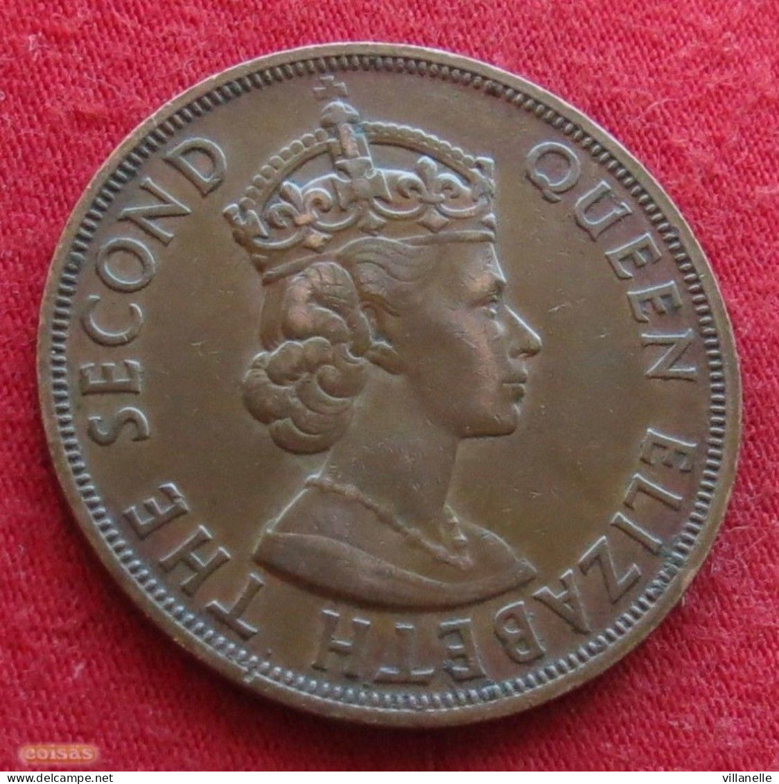 British Caribbean Territories 2 Cents 1957 KM# 3 *V2T Caraibas Caraibes Orientales - Caraibi Britannici (Territori)